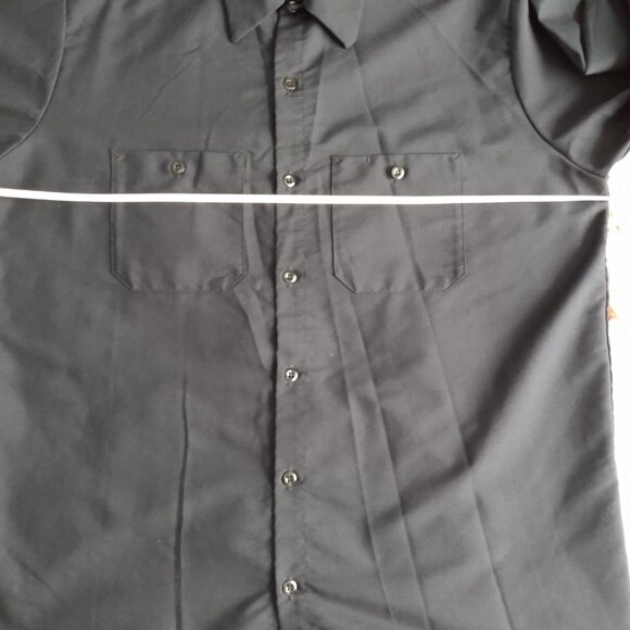 NWOT. Men's red kap long sleeve, navy, size large - Picture 2 of 8